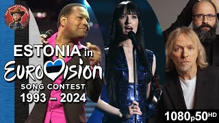 Estonia 🇪🇪 in Eurovision Song Contest 19932024 [upl. by Anade]