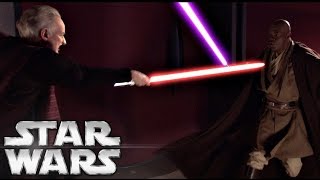 Did Mace Windu Really Beat Palpatine  Star Wars Explained [upl. by Nnylyak]