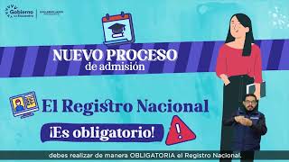 Tutorial para realizar el Registro Nacional [upl. by Tierell122]