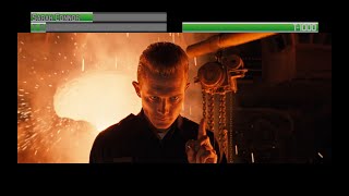 T800 vs T1000with healthbars [upl. by Ahsitnauq]