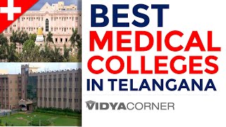 Top 16 Medical MBBS Colleges In Telangana  Rankings Fees Seats Admission NEET Score [upl. by Schmeltzer817]