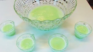 Bettys Lime Sherbet Punch New Years Eve Nonalcoholic [upl. by Akirdnwahs924]