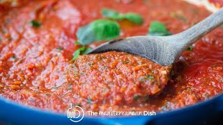 Easy Homemade Pasta Sauce  The Mediterranean Dish [upl. by Necila]