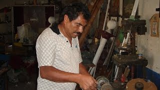 Elaboración de cuchillos artesanales en Ocotlán de Morelos Oaxaca México [upl. by Augustin]