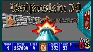 Wolfenstein 3D 1992 MSDOS Longplay [upl. by Aslin256]