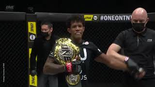 Highlights from ONE on TNT I Moraes vs Johnson [upl. by Ahsiad]