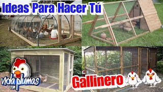 Ideas para hacer gallineros caseros Ideas Fáciles Gallinero Ideal [upl. by Fia]