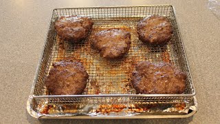 Air Fryer Hamburger Recipe  Best Method [upl. by Inalel]