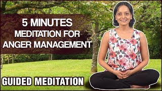 5 Minutes Anger Management Meditation  How To Control Anger  Guided Meditation  Meditation [upl. by Iahc806]