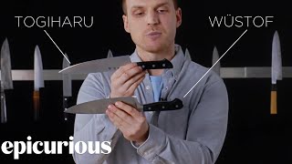 Knifemaker Explains The Difference Between Chefs Knives  Epicurious [upl. by Akerdal529]