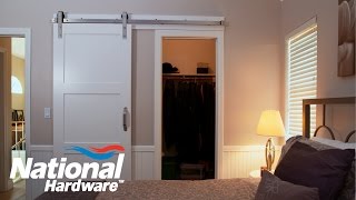 Easy DIY Project  Interior Sliding Door Kit Installation  National Hardware [upl. by Yerfoeg142]