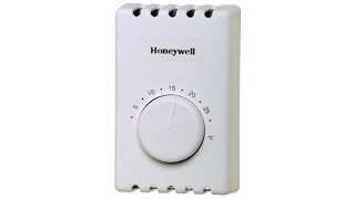 Honeywell Manual 4 Wire Premium BaseboardLine Volt Thermostat CT410B1017 [upl. by Aehsrop]