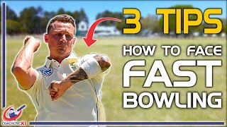 How to Face Fast Bowlers  3 Easy Tips [upl. by Murat]