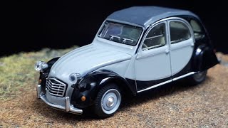 164 Citroen 2CV by Schuco diecast review [upl. by Peisch]