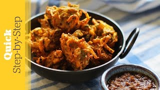 How To Make Vegetable Pakora  Easy Indian Starter Recipe  Quick StepByStep Version [upl. by Elok440]