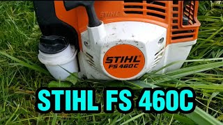 Débroussailleuse stihl fs 460c avec couteaux à taillis [upl. by Aisenat]