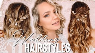 Wedding Hairstyles you can do BY YOURSELF  Kayley Melissa [upl. by Ades]