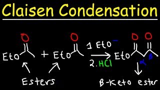 Claisen Condensation Reaction Mechanism [upl. by Sidell573]