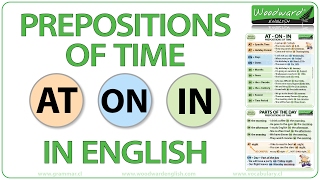 AT ON IN  Prepositions of Time in English [upl. by Acnayb]