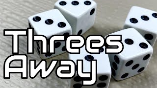 How to Play Threes Away  dice games [upl. by Lledyl50]