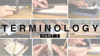 Beginner Woodworking and Carpentry Terminology Part 1 [upl. by Amedeo]