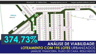 ESTUDO DE VIABILIDADE 195 LOTES [upl. by Aliban]