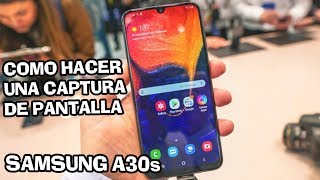 SAMSUNG A30s 👍Cómo Hacer una Captura Screenshot FÁCIL 📲 OrientadorMovil [upl. by Richart]