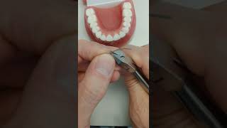 Upper fixed retainer technique [upl. by Codding]