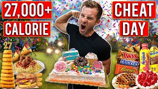 I Ate 27000 CALORIES For My 27th BIRTHDAY [upl. by Corny]