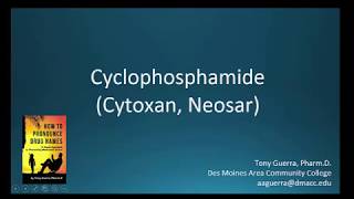 CC How to Pronounce cyclophosphamide Cytoxan Neosar Backbuilding Pharmacology [upl. by Herson]