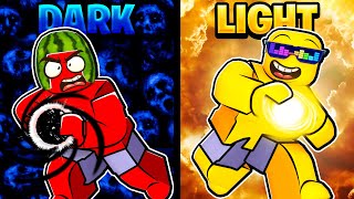 Roblox LIGHT vs DARK In ELEMENTAL TYCOON [upl. by Keelby]