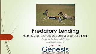 Predatory Lending [upl. by Tyree]