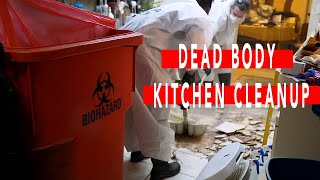 Dead Body Kitchen Cleanup  Venice FL [upl. by Nottap]