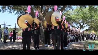 2018 Grambling State Band Marching in to Robinson Stadium [upl. by Ecinej]