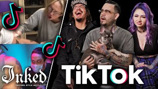 The Tattoo Stamp Angry Mom amp More Wild TikTok Videos  Tattoo Artists React [upl. by Laertnom]