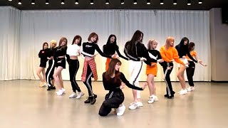 IZONE  FIESTA dance practice mirrored [upl. by Ellicec]