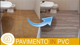 Pavimento in PVC adesivo Come fare [upl. by Berke760]