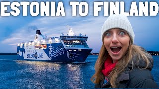 CHEAPEST FERRY FROM TALLINN TO HELSINKI Eckerö Line Cruise [upl. by Arondel]