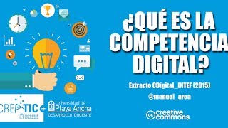 ¿Qué es la competencia digital [upl. by Boone92]