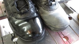 How to polish your boots in ten minutes [upl. by Wiburg348]