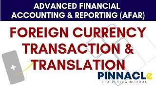 AFAR FOREIGN CURRENCY TRANSACTION AND TRANSLATION  FOREX [upl. by Megdal]