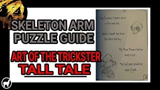 How to Solve Skeleton Arm Cave of Bones Puzzle  Art of the Trickster Tall Tale  Sea of Thieves [upl. by Fronnia500]