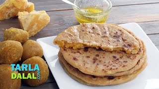 પૂરણ પોળી Puran Poli Sweet Puran Poli Recipe in Gujarati by Tarla Dalal [upl. by Eugenie]