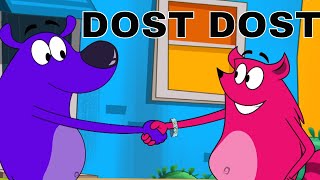 Dost Dost Ep  62  Pyaar Mohabbat Happy Lucky  Funny Hindi Cartoon Show  Zee Kids [upl. by Hayden471]