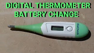 How to change digital thermometer battery quickly [upl. by Maddox958]