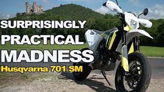 Husqvarna 701 SM is brilliant fun but is also more capable than you might think [upl. by Ert]