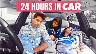 LIVING IN MY CAR FOR 24 HOURS Challenge  Rimorav Vlogs [upl. by Hairam703]