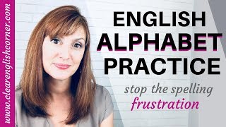 How to Say English Letters American English Alphabet Pronunciation [upl. by Ettena]