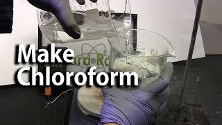 Make chloroform by the haloform reaction [upl. by Ortiz930]