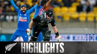 India Win Another Super Over Thriller  FULL HIGHLIGHTS  BLACKCAPS v India  4th T20 2020 [upl. by Namijneb]